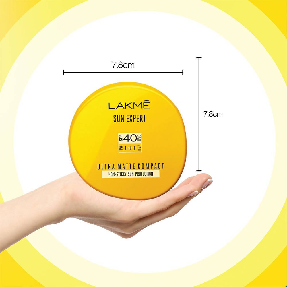 Lakme Sun Expert Ultra Matte Spf 40 PA+++ Compact - Swadesiicart