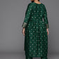 Ahalyaa Women's Traditional wear Kurta Set - Green | Swadesiicart