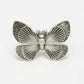 NVR Women's Silver-Toned Butterfly Shape Adjustable Finger Ring | Swadesiicart