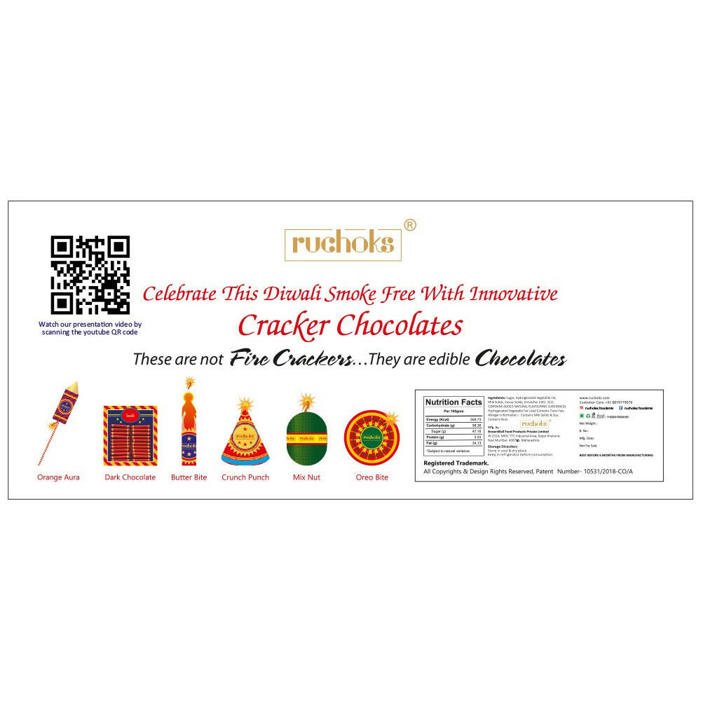 Dibha Ruchoks Diwali Premium Chocolate Zameen Chakri Gift Pack - Swadesiicart