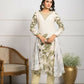 Festive Wear Ethnic White frencs crepe With Cotton Lining Stitched Suit With Dupatta - Tanisha | Swadesiicart