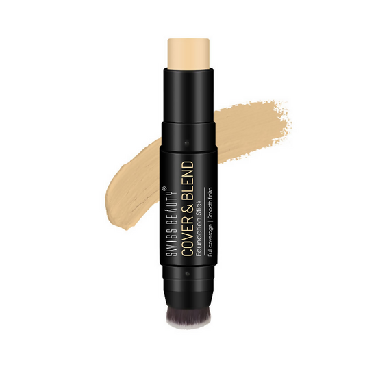 Swiss Beauty Cover & Blend Stick Foundation - 01 Pretty Vanilla | Swadesiicart