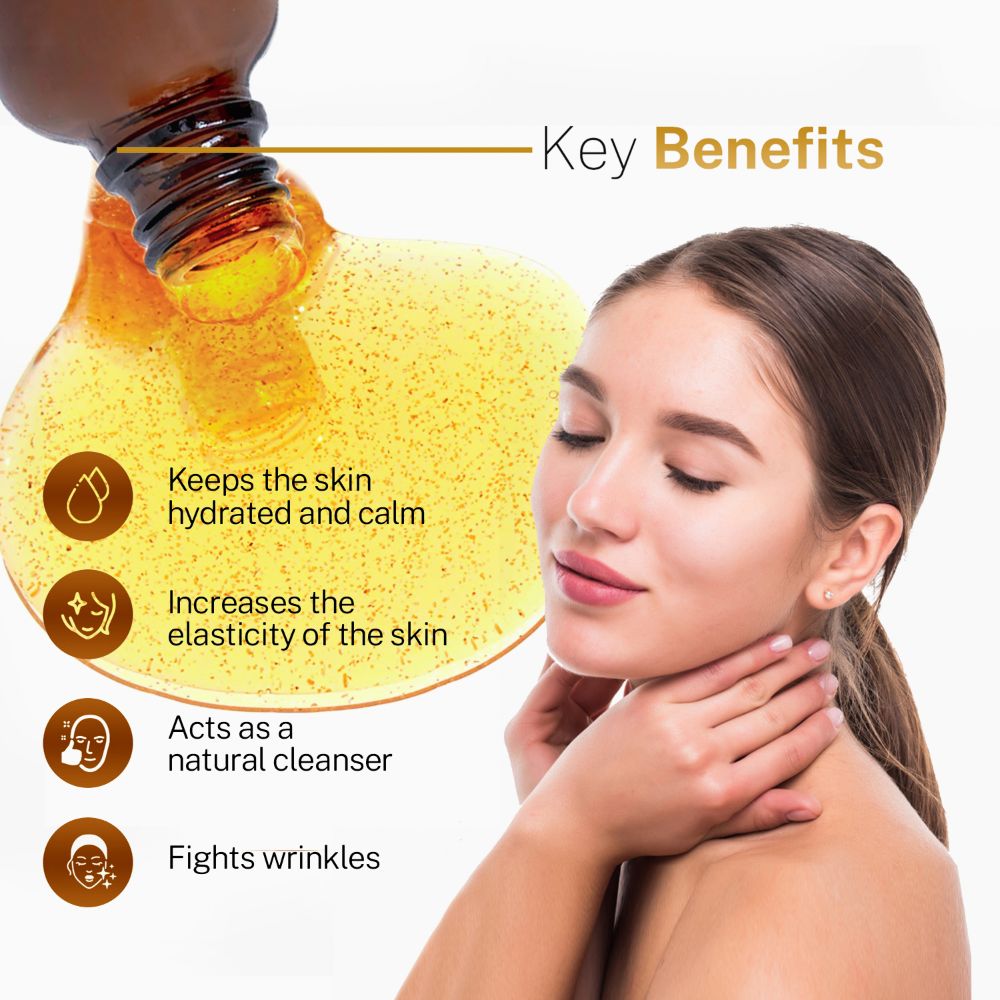Love Earth 24K Gold Glass Face Oil | Swadesiicart