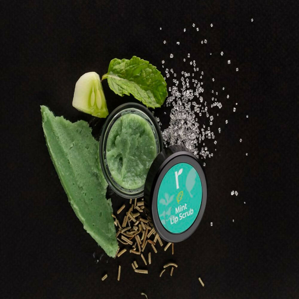 Rivona Naturals Mint Lip Scrub - Swadesiicart