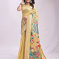 Shree Shyam Fashion Linen Cotton Yelllow Saree