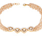 Kundan & Pearl Neckpiece (Gold) - Ruby Raang | Swadesiicart