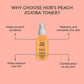 House Of Beauty Peach + Jojoba Toner - Swadesiicart
