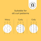 Arata Curl Hair Detangler With Hyaluronic Acid, Niacinamide - Detangles & Strengthens Curls