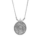 Mominos Fashion Johar Kamal Oxidised Silver-Plated Long Chain with Pendant & Studs For Women | Swadesiicart