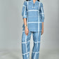 Morchari Digital Print Semi Muslin Co-Ord Set Top & Trouser-Multicolor - Swadesiicart
