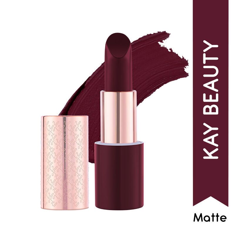 Kay Beauty By Katrina Kaif Matte Drama Long Stay Lipstick - Rolling | Swadesiicart