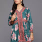Ahalyaa Women's Traditional wear Tunic - Green | Swadesiicart