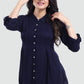 Snehal Creations Navy Blue Rayon Classy Tunic For Ultimate Look | Swadesiicart