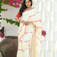 Beatitude Off White Cotton Handloom Saree