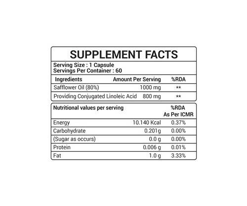 Nutrisouk CLA Capsules - Swadesiicart