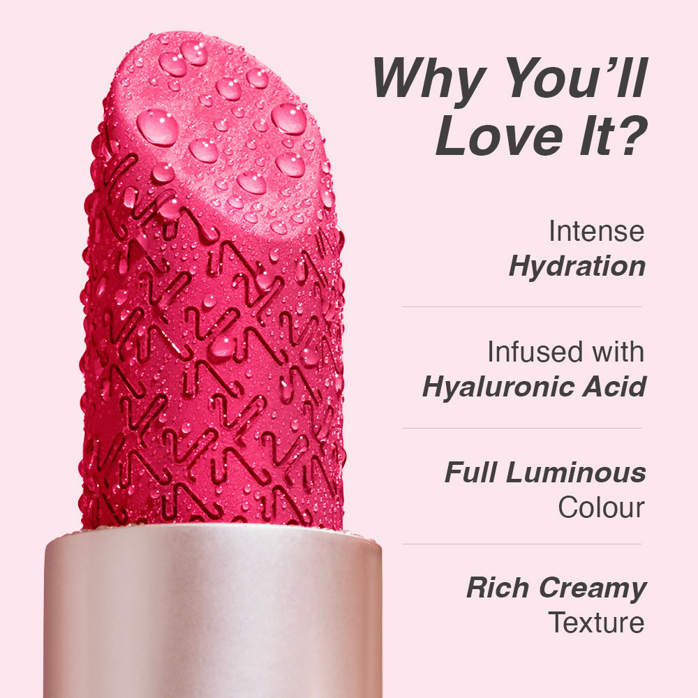 Kay Beauty Hydra Crème Hydrating Full Coverage Lipstick with Hyaluronic Acid Tomboy | Swadesiicart