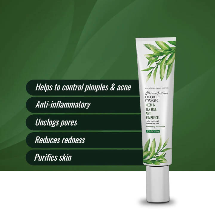 Blossom Kochhar Aroma Magic Neem & Tea Tree Anti Pimple Gel - Swadesiicart