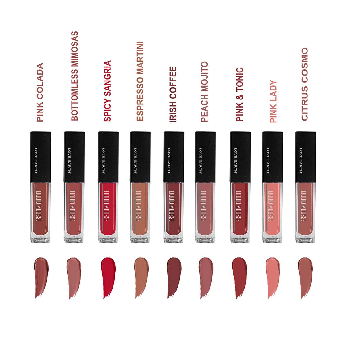 Love Earth Liquid Mousse Miniature Liquid Matte Lipstick | Swadesiicart