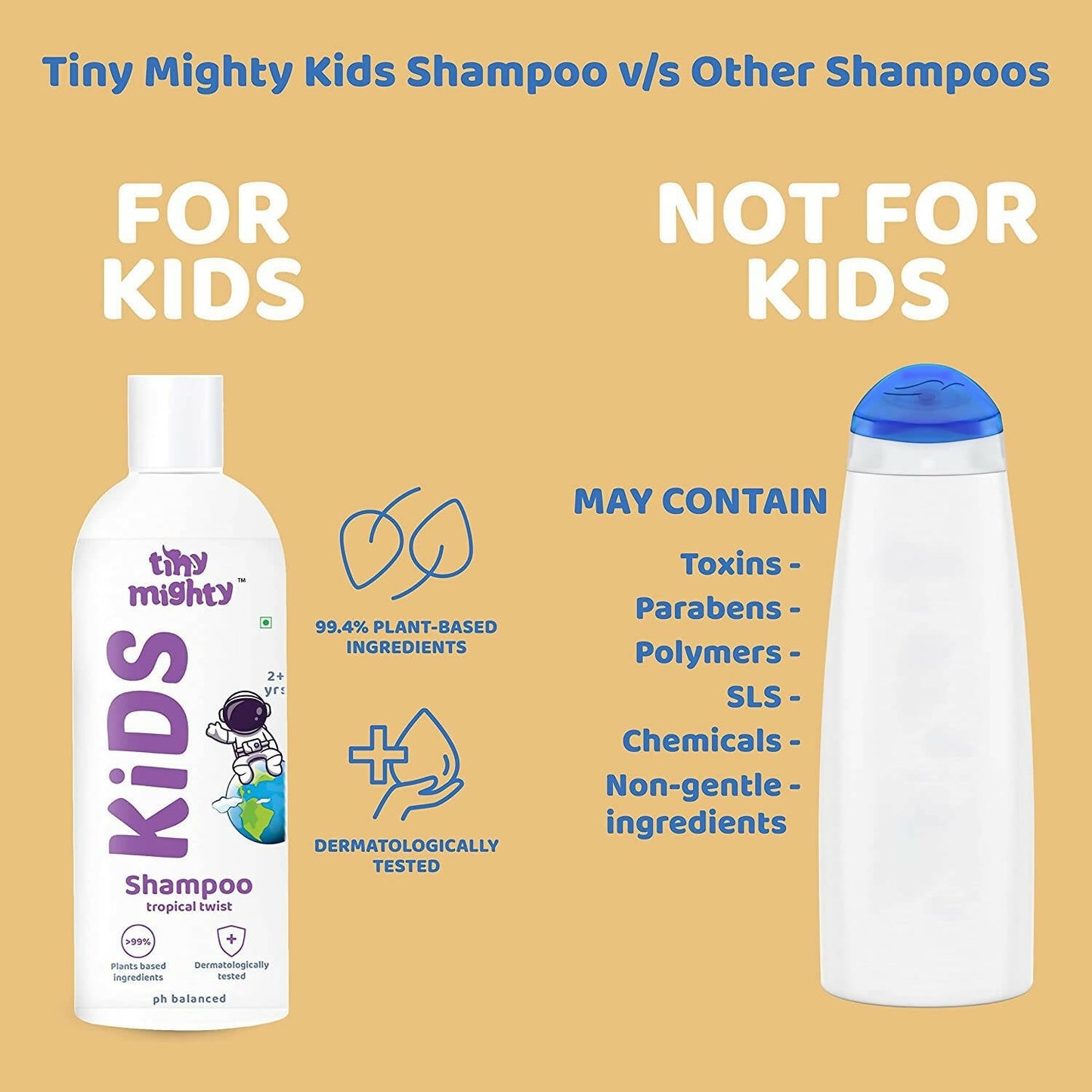 Tiny Mighty Kid Shampoo - Swadesiicart