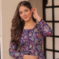 Lorenvalley Fashion Purple Pure Simmer Vichitra Kali Pattern with Canvas Patta Lehenga Choli | Swadesiicart