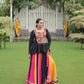 Lorenvalley Fashion Multicolor Rayon with Attractive Gota-Patti Lace Lehenga Choli | Swadesiicart