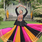 Lorenvalley Fashion Multicolor Rayon with Attractive Gota-Patti Lace Lehenga Choli | Swadesiicart