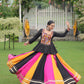 Lorenvalley Fashion Multicolor Rayon with Attractive Gota-Patti Lace Lehenga Choli | Swadesiicart