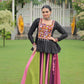 Lorenvalley Fashion Multicolor Rayon with Attractive Gota-Patti Lace Lehenga Choli | Swadesiicart
