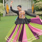 Lorenvalley Fashion Multicolor Rayon with Attractive Gota-Patti Lace Lehenga Choli | Swadesiicart