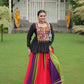 Lorenvalley Fashion Multicolor Rayon with Attractive Gota-Patti Lace Lehenga Choli | Swadesiicart