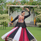 Lorenvalley Fashion Multicolor Rayon with Attractive Gota-Patti Lace Lehenga Choli | Swadesiicart