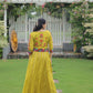 Lorenvalley Fashion Parotgreen Roman Silk with Attractive Gota-Patti Lace Lehenga Choli | Swadesiicart