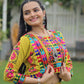 Lorenvalley Fashion Parotgreen Roman Silk with Attractive Gota-Patti Lace Lehenga Choli | Swadesiicart
