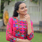 Lorenvalley Fashion Pink Roman Silk with Attractive Gota-Patti Lace Lehenga Choli | Swadesiicart