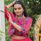 Lorenvalley Fashion Pink Roman Silk with Attractive Gota-Patti Lace Lehenga Choli | Swadesiicart