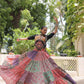 Lorenvalley Fashion Multicolor Cotton Print with With Gotta lace Work Lehenga Choli | Swadesiicart