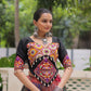 Lorenvalley Fashion Multicolor Cotton Print with With Gotta lace Work Lehenga Choli | Swadesiicart