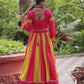 Lorenvalley Fashion Multicolor Roman Silk with attractive combination of Mirror lace embellished work Lehenga Choli | Swadesiicart