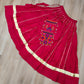 Lorenvalley Fashion Pink Roman Silk with Attractive Gota-Patti Lace Lehenga Choli | Swadesiicart