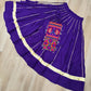 Lorenvalley Fashion Purple Roman Silk with Attractive Gota-Patti Lace Lehenga Choli | Swadesiicart
