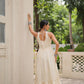 Lorenvalley Fashion Offwhite Kora Cotton with Multi Thread Embroidered Work Gown | Swadesiicart