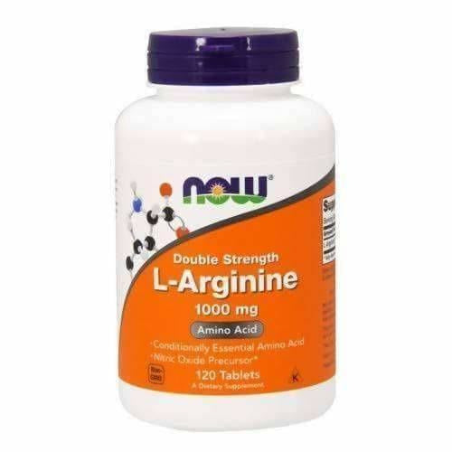 Now Foods, L-Arginine 1000 mg 120 Tablets | Swadesiicart