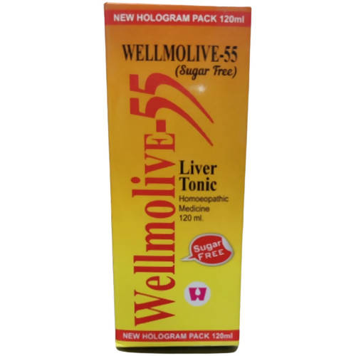Dr. Wellmans Homeopathy Wellmolive-55 (Sugar Free) Liver Tonic | Swadesiicart