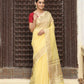 Shree Shyam Fashion Yellow Cotton Saree