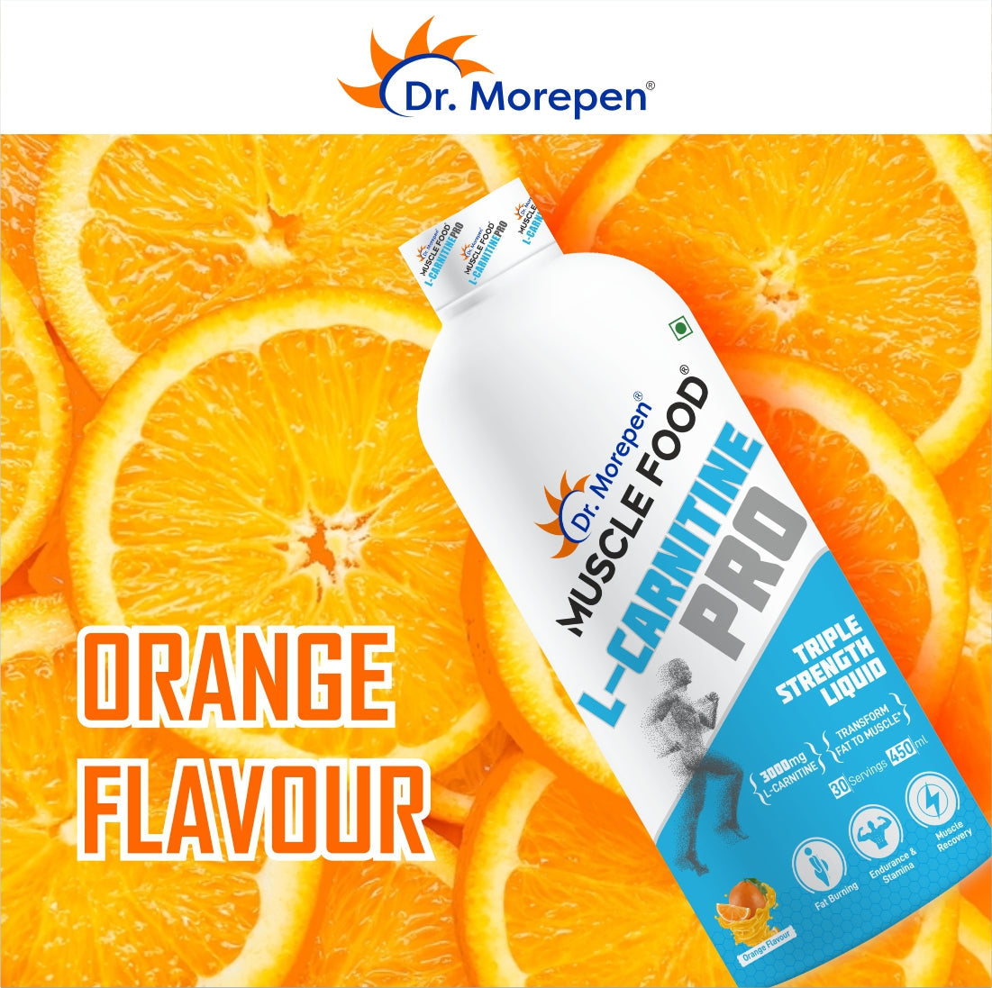 Dr Morpen L-Carnitine Pro Orange | Swadesiicart