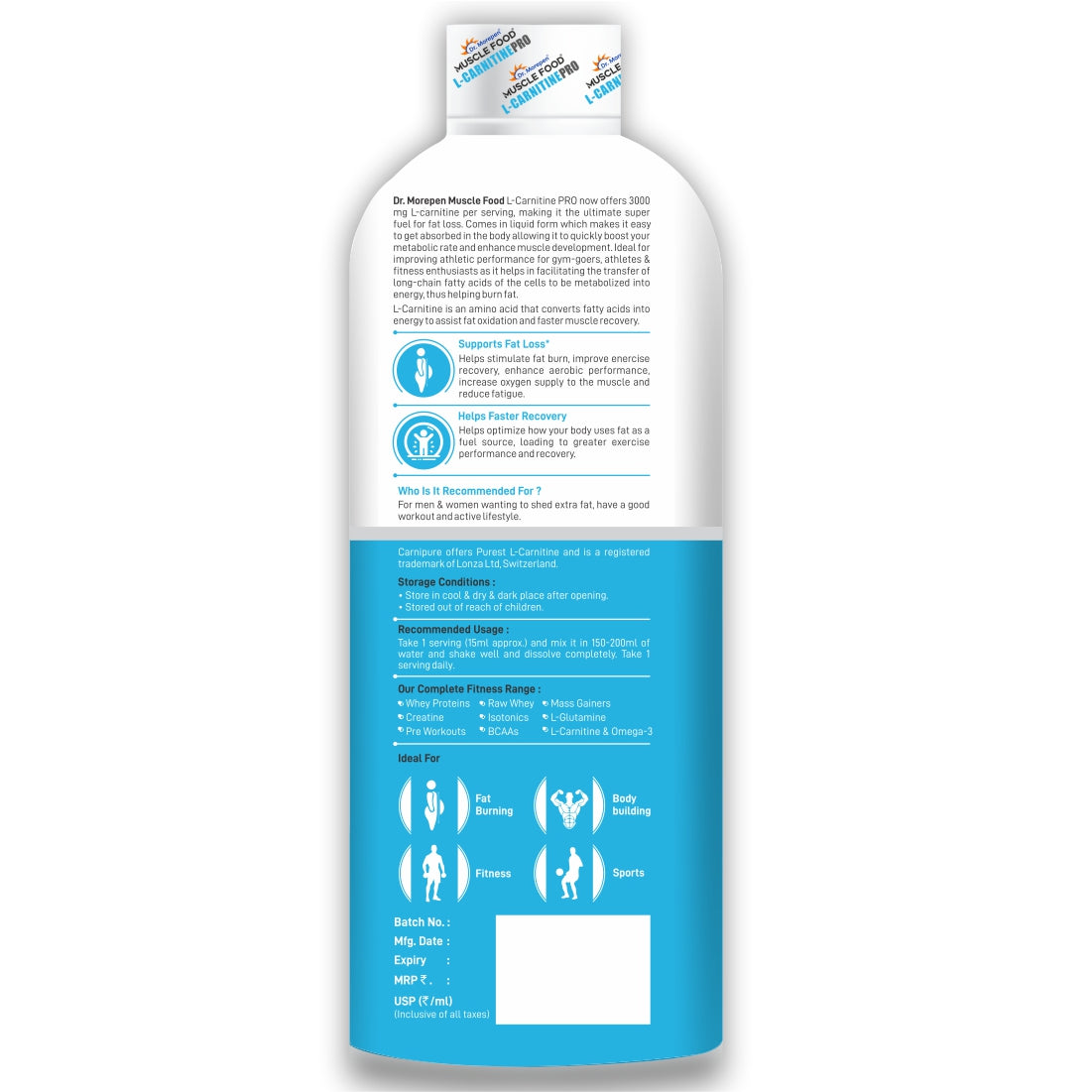 Dr Morpen L-Carnitine Pro Orange | Swadesiicart
