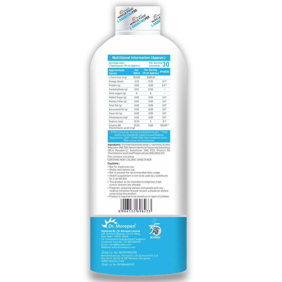 Dr Morpen L-Carnitine Pro Orange | Swadesiicart