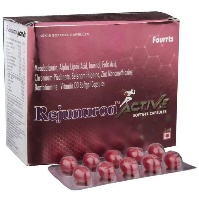 Fourrts Rejunuron Active Softgel Capsules - Swadesiicart
