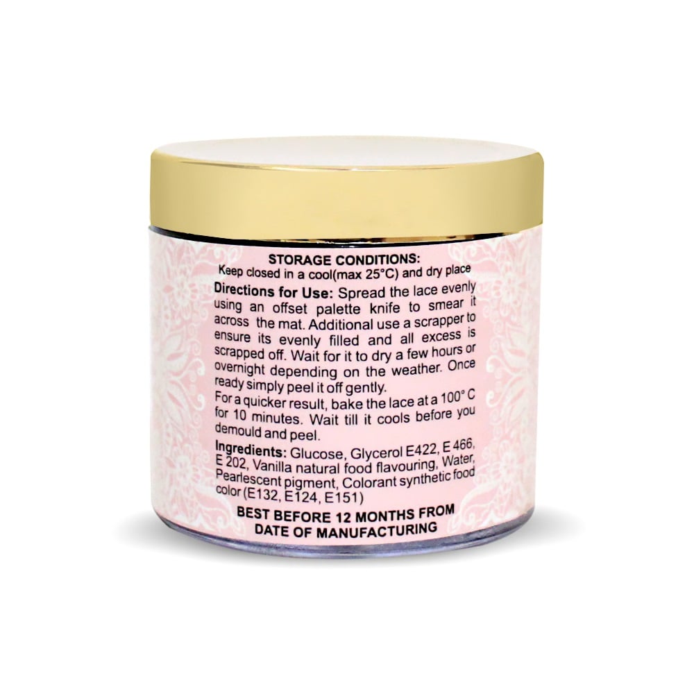Confect Blush Pearly Pink | Edible Lace