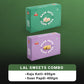 Lal Sweets Combo Pack - Kaju Katli 400 g & Soan Papdi Premium 400g| Desi Cow Ghee Indian Sweet Box Combo | Swadesiicart